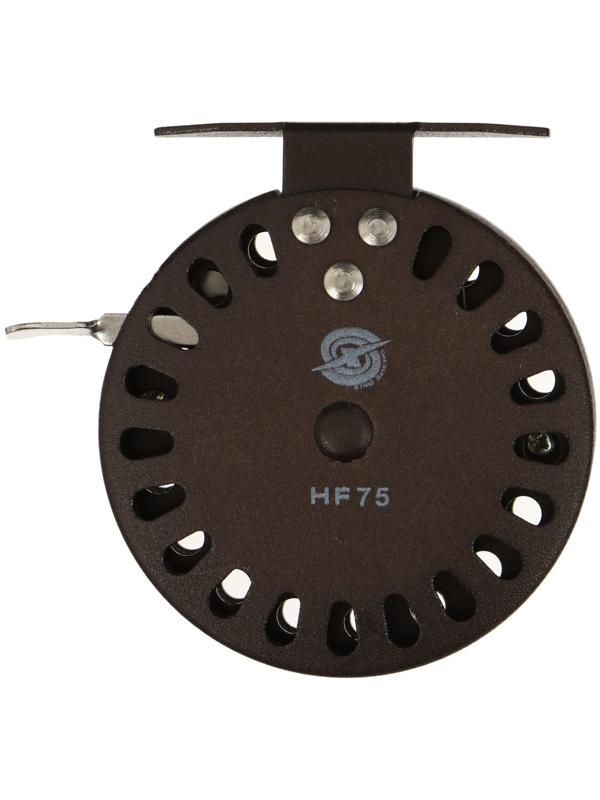 Катушка инерционная, металл, диаметр 7.5 см, цвет коричневый, HF75