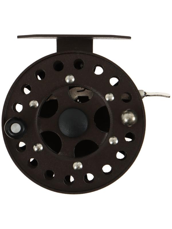 Катушка инерционная, металл, диаметр 7.5 см, цвет коричневый, HF75