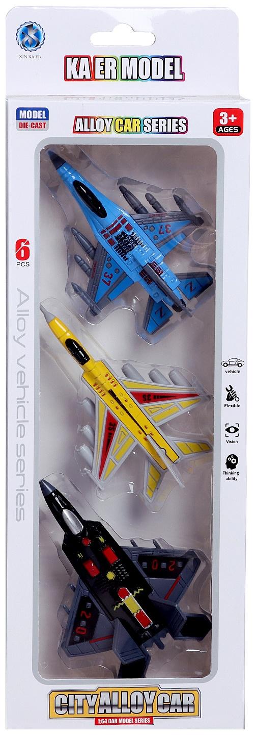 Набор металлических самолётов «Армия», в наборе 3 штуки