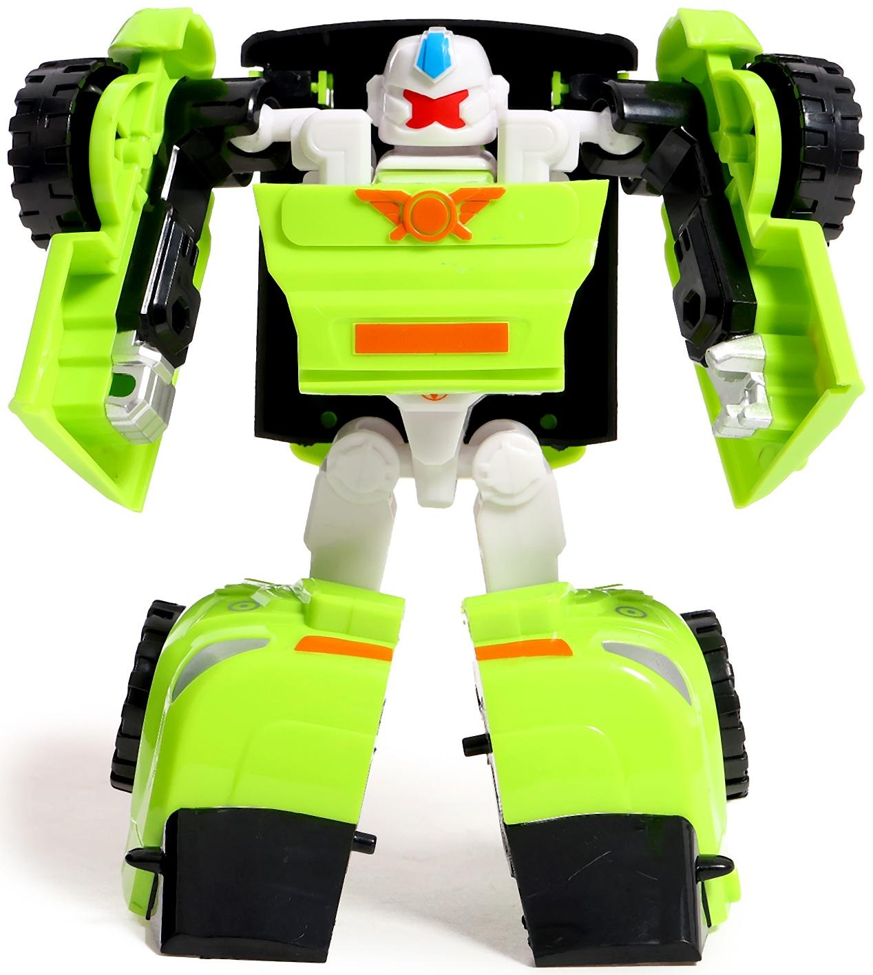Набор роботов «Автоботы», 2 штуки, цвет зелёный, белый