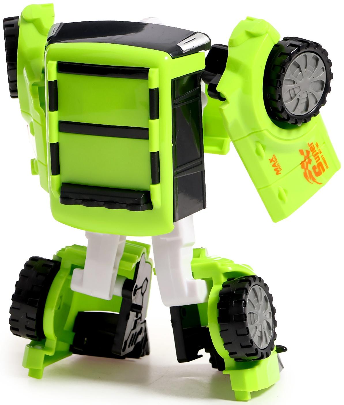 Набор роботов «Автоботы», 2 штуки, цвет зелёный, белый