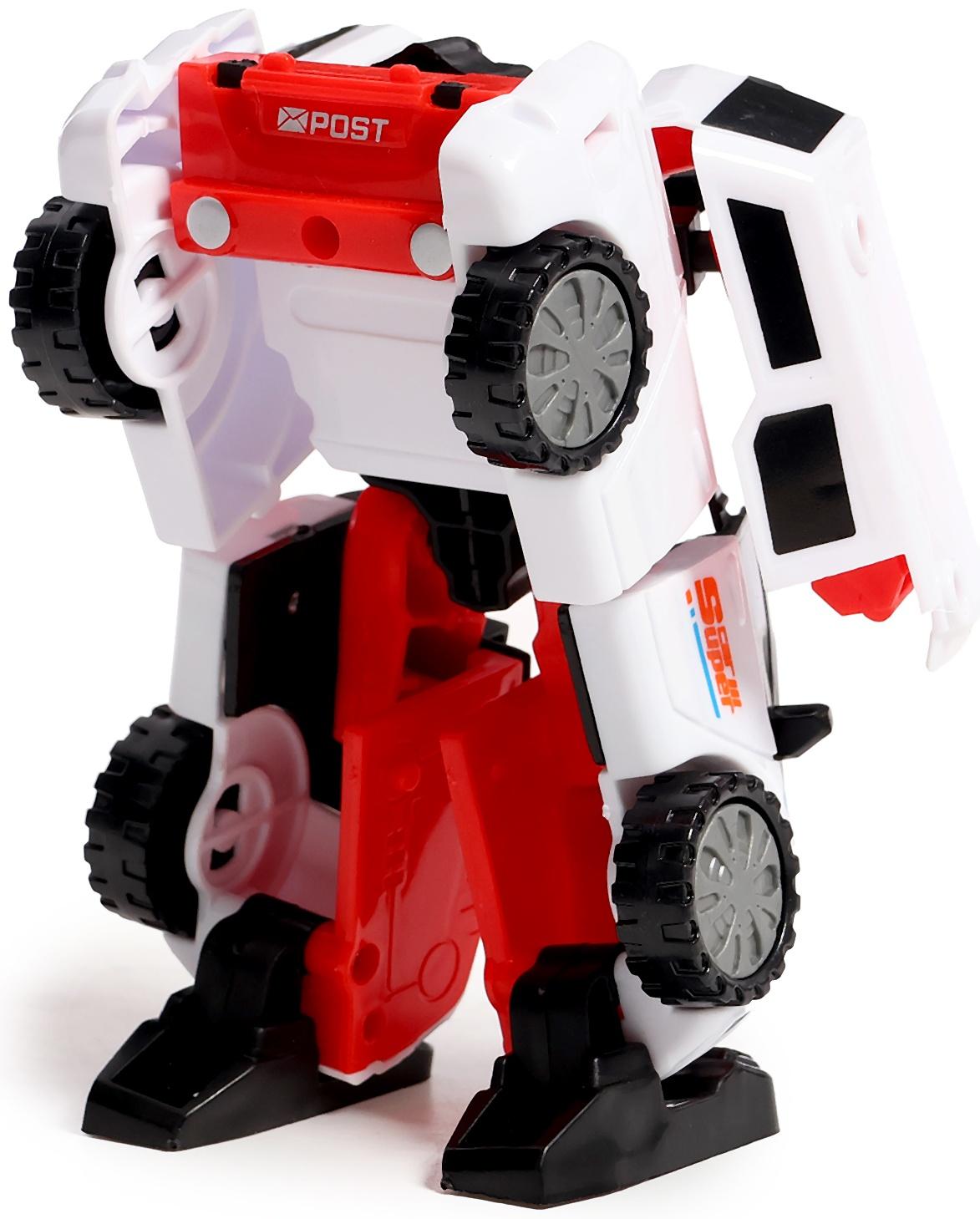 Набор роботов «Автоботы», 2 штуки, цвет зелёный, белый