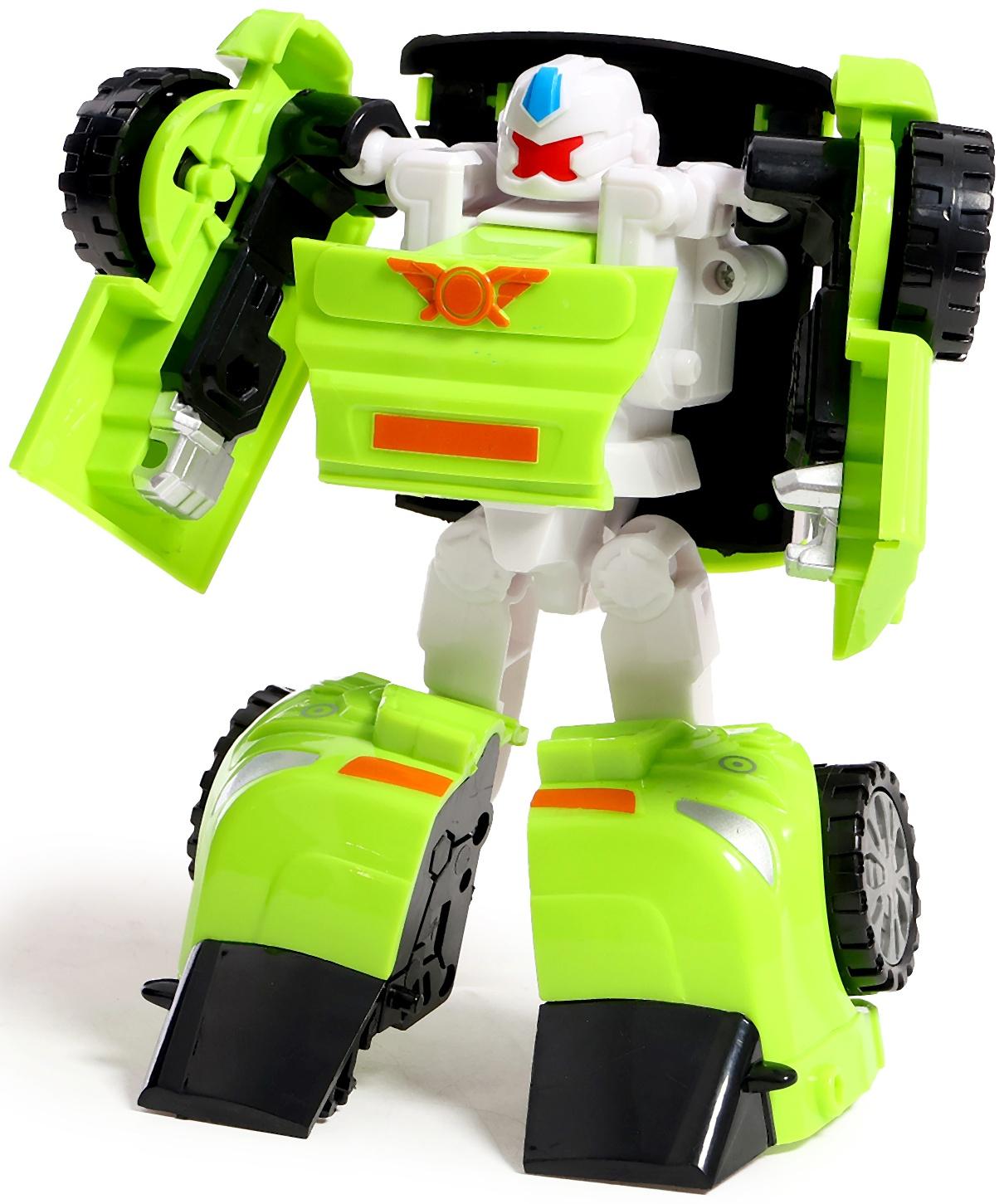 Набор роботов «Автоботы», 2 штуки, цвет зелёный, белый