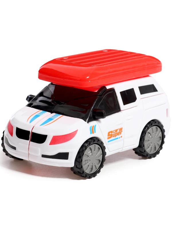 Набор роботов «Автоботы», 2 штуки, цвет зелёный, белый