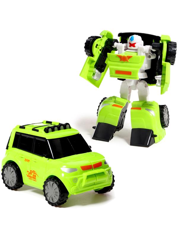 Набор роботов «Автоботы», 2 штуки, цвет зелёный, белый