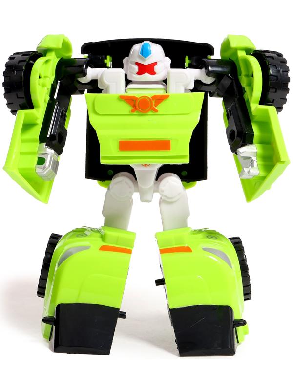 Набор роботов «Автоботы», 2 штуки, цвет зелёный, белый