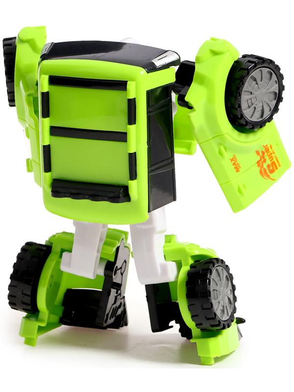 Набор роботов «Автоботы», 2 штуки, цвет зелёный, белый