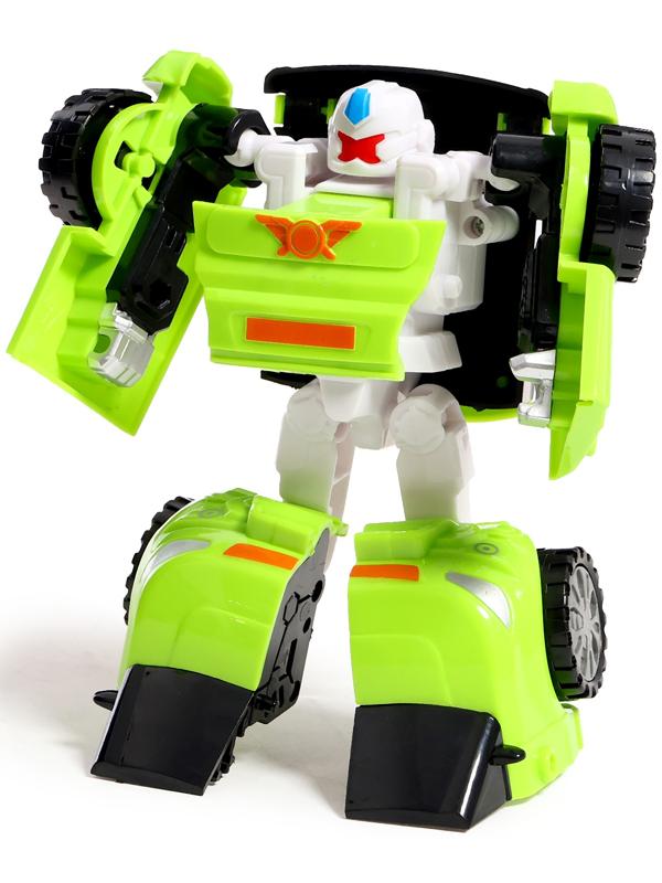 Набор роботов «Автоботы», 2 штуки, цвет зелёный, белый