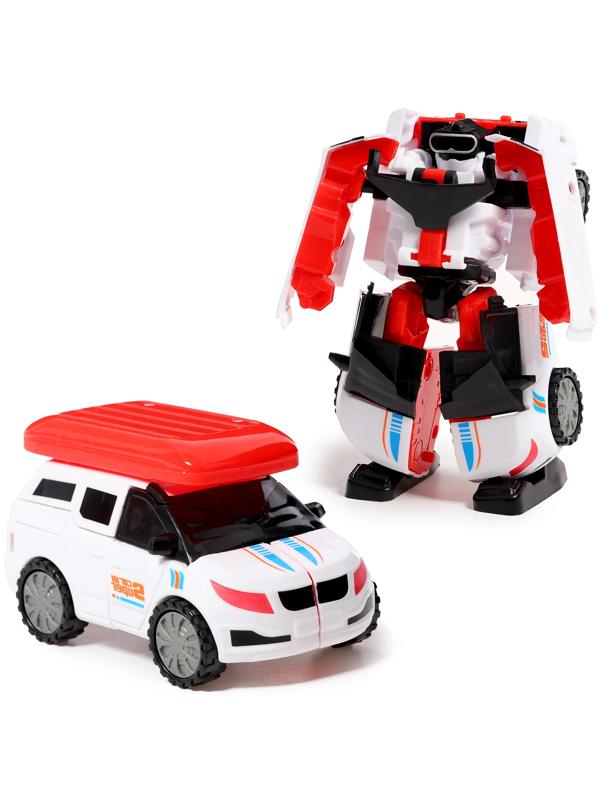 Набор роботов «Автоботы», 2 штуки, цвет зелёный, белый