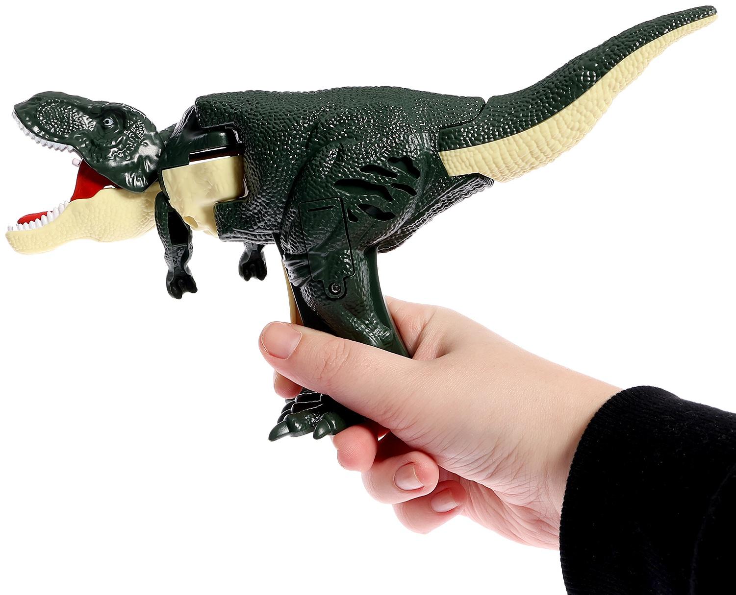 Хваталка-манипулятор «Тираннозавр», световые и звуковые эффекты