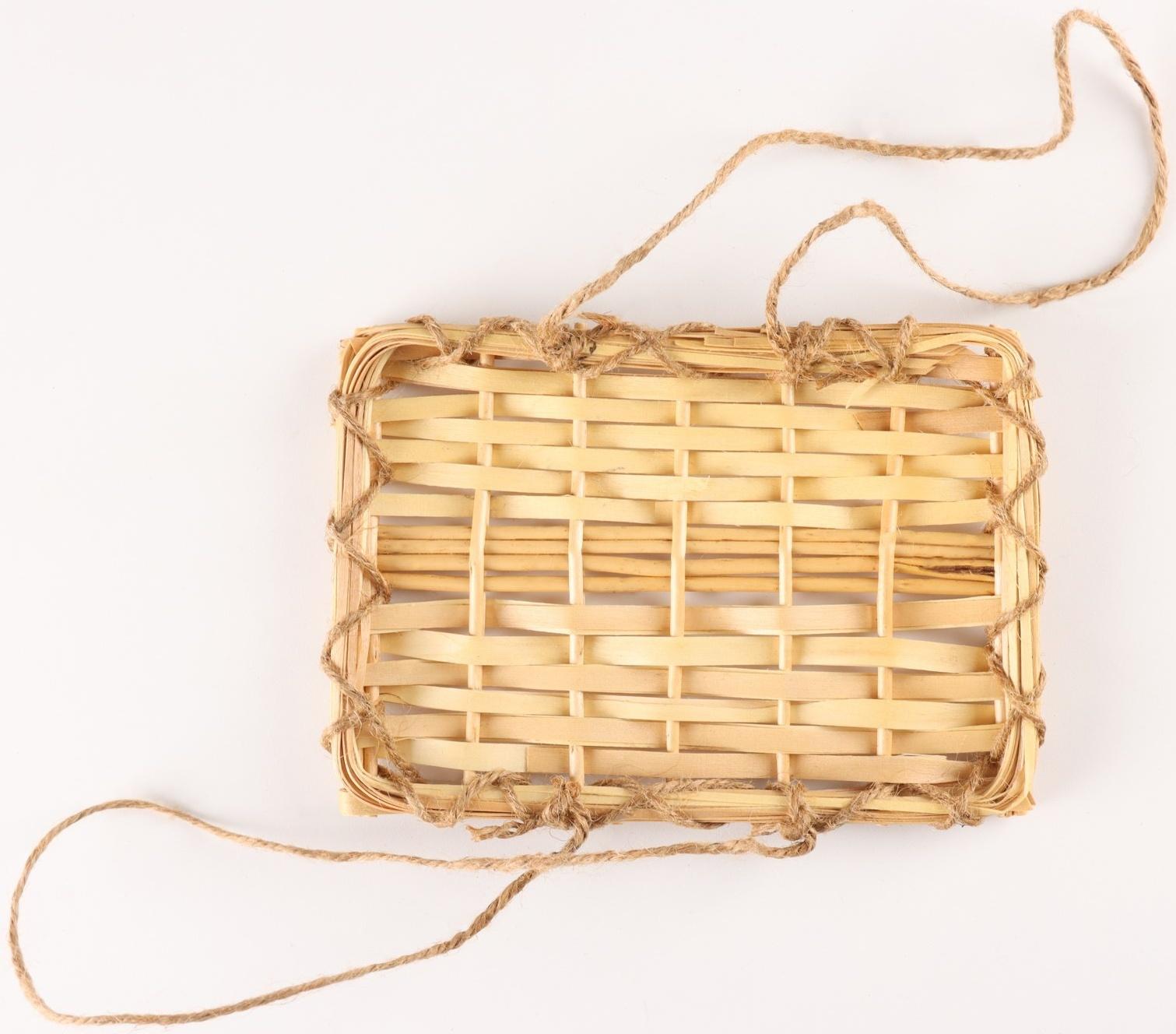 Полочка подвесная, 20,5х13х2 см, лоза