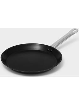Сковорода блинная «Общепит», d=26 см, толщина корпуса 0,6 мм, индукционное дно ТРС 3,5 мм, покрытие Xylan