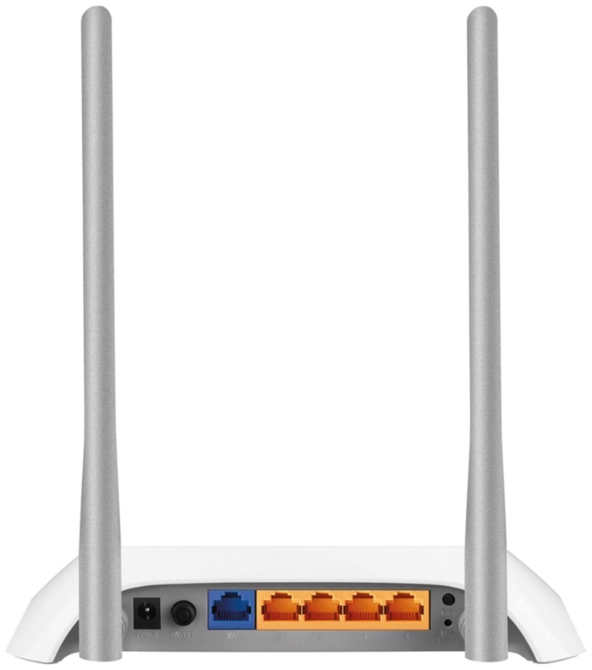 Wi-Fi роутер TP-Link TL-WR842N, 300 Мбит/с, 4 порта 100 Мбит/с, белый