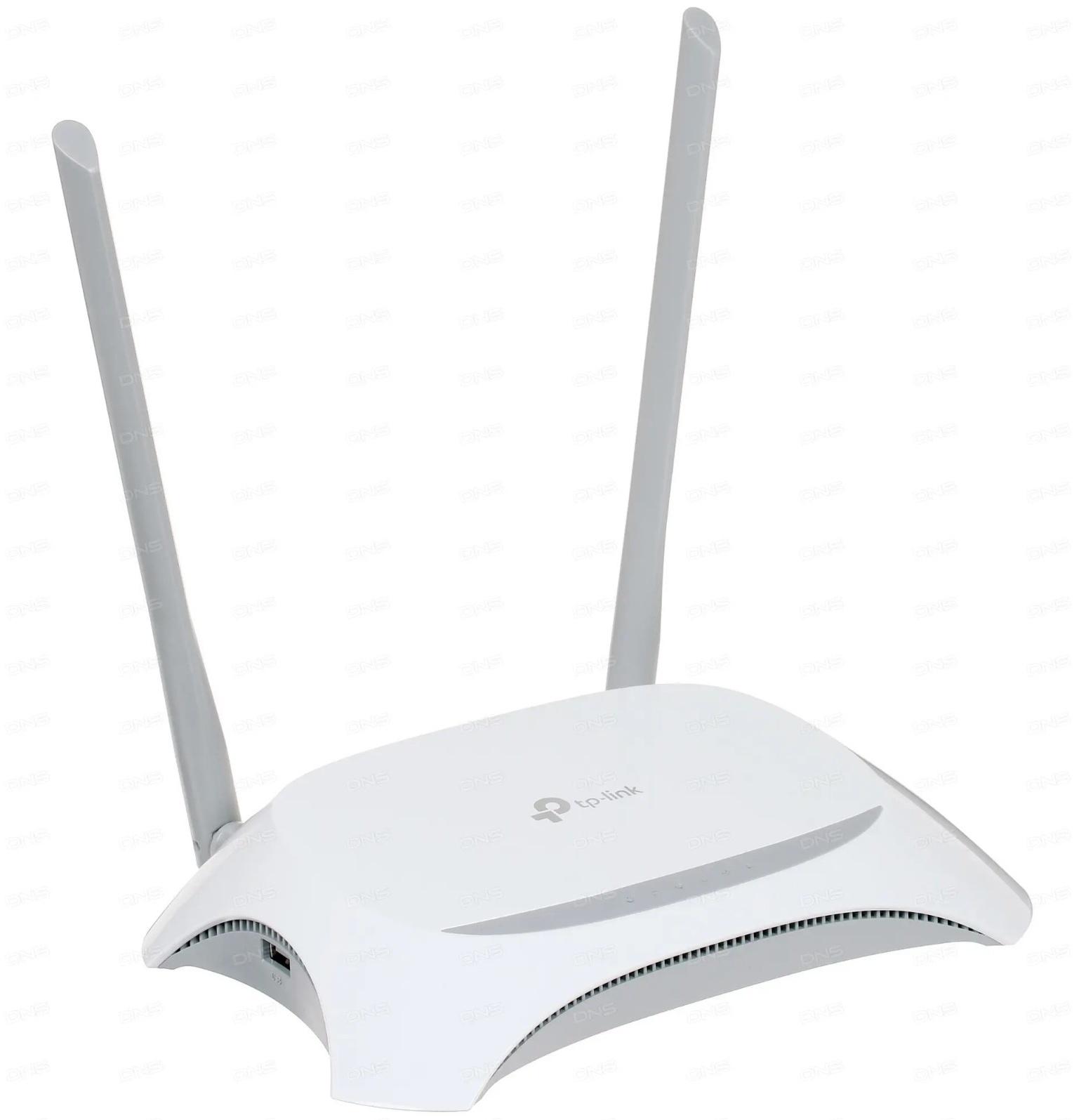 Wi-Fi роутер TP-Link TL-WR842N, 300 Мбит/с, 4 порта 100 Мбит/с, белый