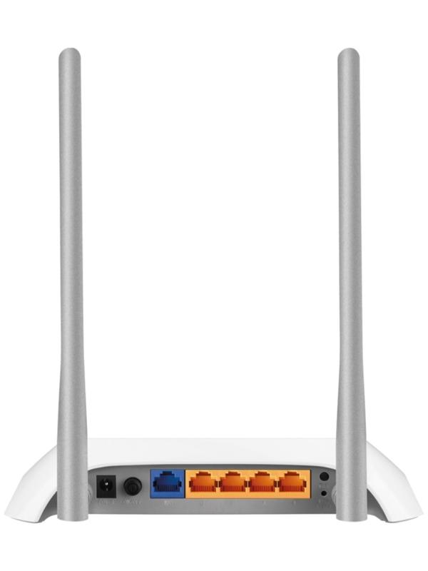 Wi-Fi роутер TP-Link TL-WR842N, 300 Мбит/с, 4 порта 100 Мбит/с, белый