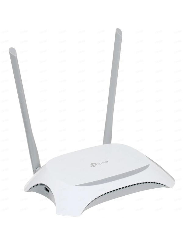 Wi-Fi роутер TP-Link TL-WR842N, 300 Мбит/с, 4 порта 100 Мбит/с, белый