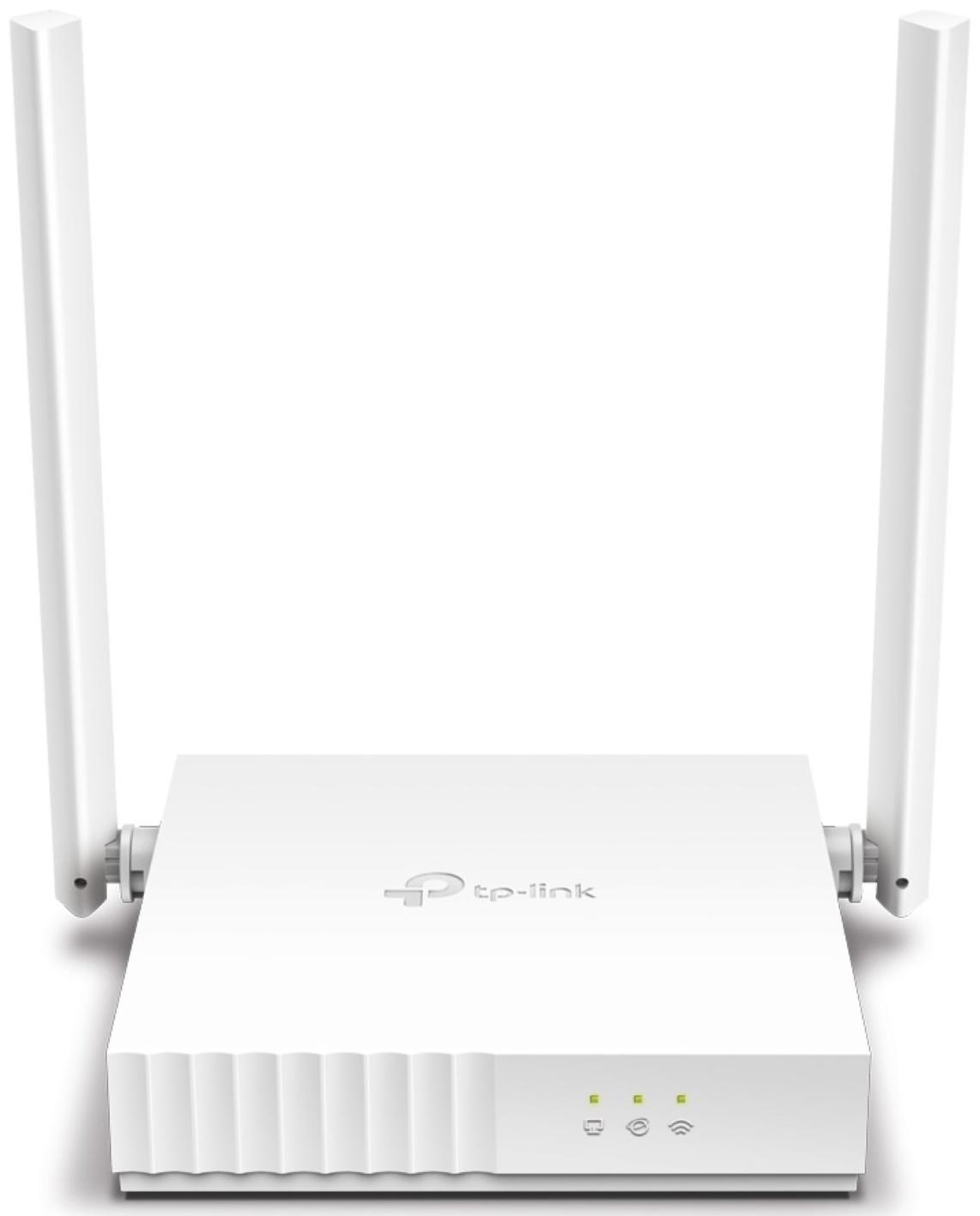 Wi-Fi роутер TP-Link TL-WR820N, 300 Мбит/с, 2 порта 100 Мбит/с, белый