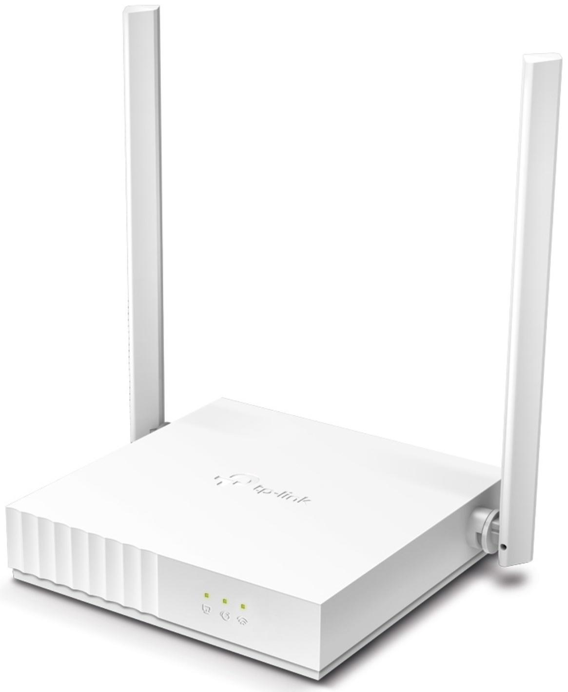 Wi-Fi роутер TP-Link TL-WR820N, 300 Мбит/с, 2 порта 100 Мбит/с, белый