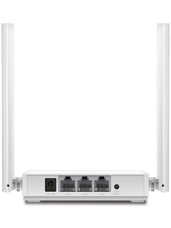 Wi-Fi роутер TP-Link TL-WR820N, 300 Мбит/с, 2 порта 100 Мбит/с, белый