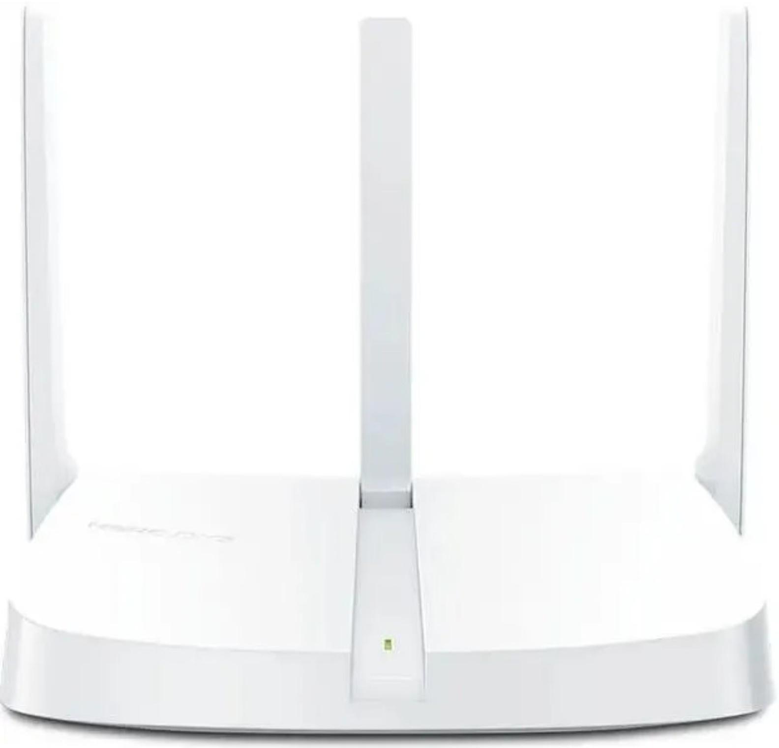 Wi-Fi роутер Mercusys MW305R, 300 Мбит/с, 3 порта 100 Мбит/с, белый