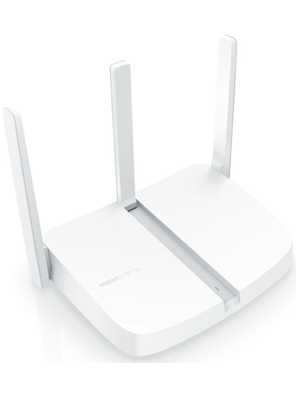 Wi-Fi роутер Mercusys MW305R, 300 Мбит/с, 3 порта 100 Мбит/с, белый