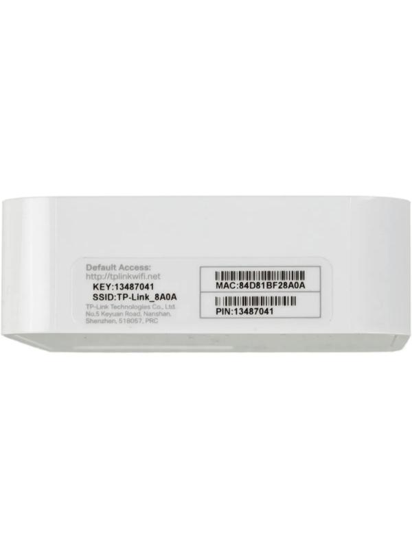 Wi-Fi роутер TP-Link TL-MR3020, 300 Мбит/с, 1 порт 100 Мбит/с, белый