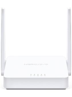 Wi-Fi роутер Mercusys MW300D, 300 Мбит/с, 3 порта 100 Мбит/с, белый