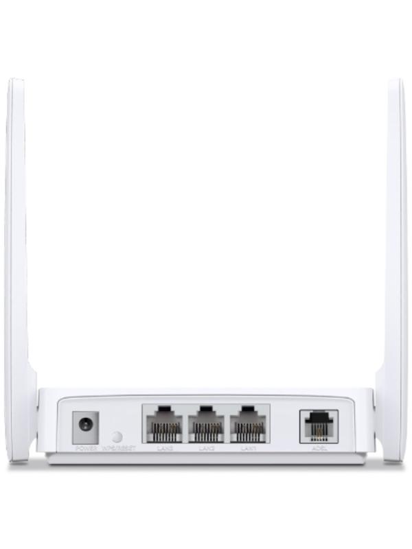 Wi-Fi роутер Mercusys MW300D, 300 Мбит/с, 3 порта 100 Мбит/с, белый