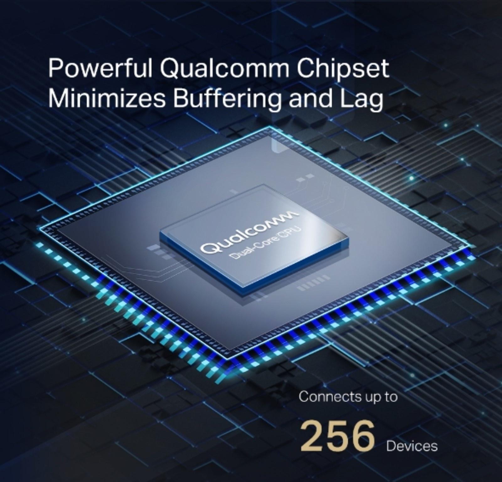 Wi-Fi роутер Mercusys MR80X, 2976 Мбит/с, 3 порта 1000 Мбит/с, чёрный