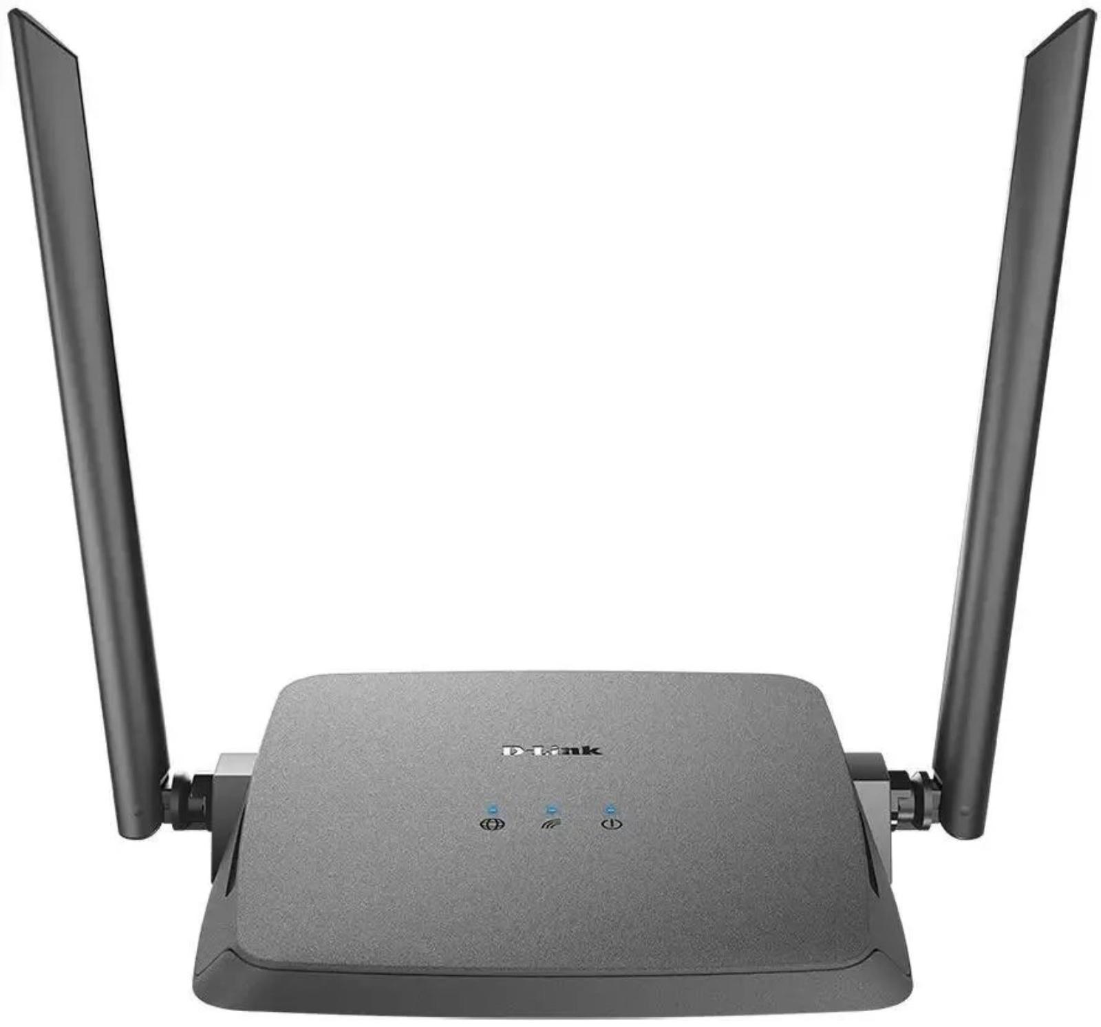Wi-Fi роутер D-Link DIR-615/Z1A, 300 Мбит/с, 4 порта 100 Мбит/с, чёрный