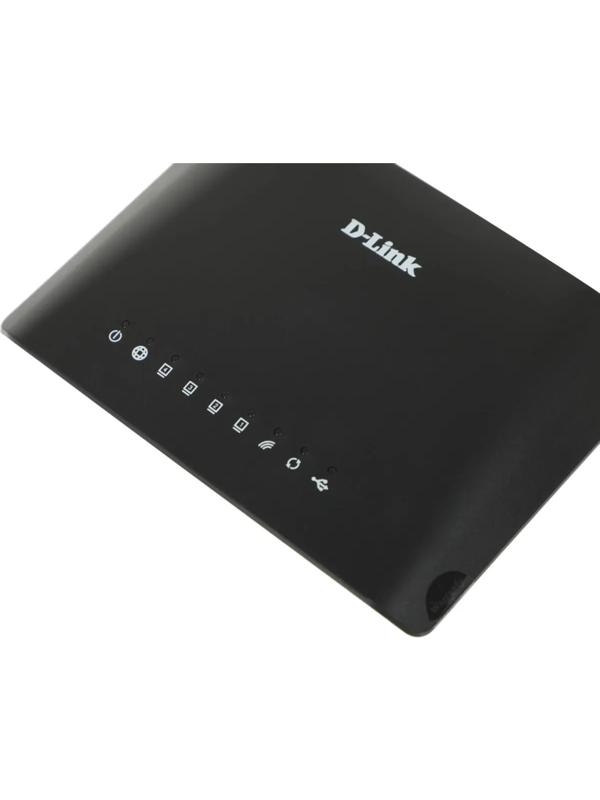Wi-Fi роутер D-Link DIR-620S/RU/B1A, 300 Мбит/с, 4 порта 100 Мбит/с, чёрный