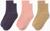 Набор женских носков KAFTAN Base 3 пары, р. 36-39 (23-25 см) сиренев/розов/беж