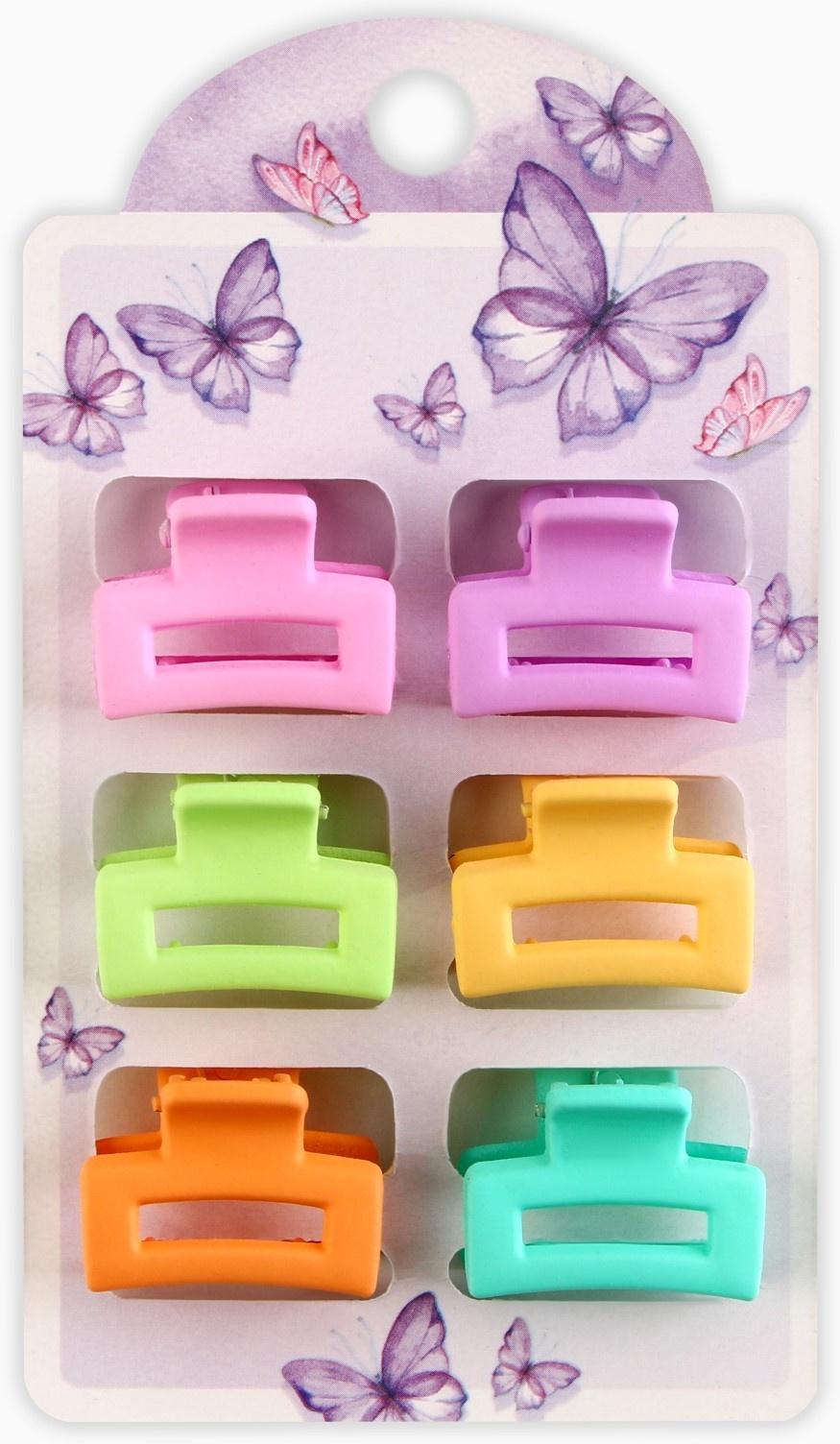 Набор крабов для волос Be happy, 2.5 х 2.5 х 1.5 см