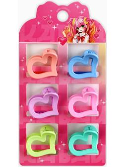 Набор крабов для волос Kawai, 2.5 х 2.5 х 1.5 см