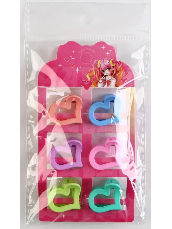 Набор крабов для волос Kawai, 2.5 х 2.5 х 1.5 см