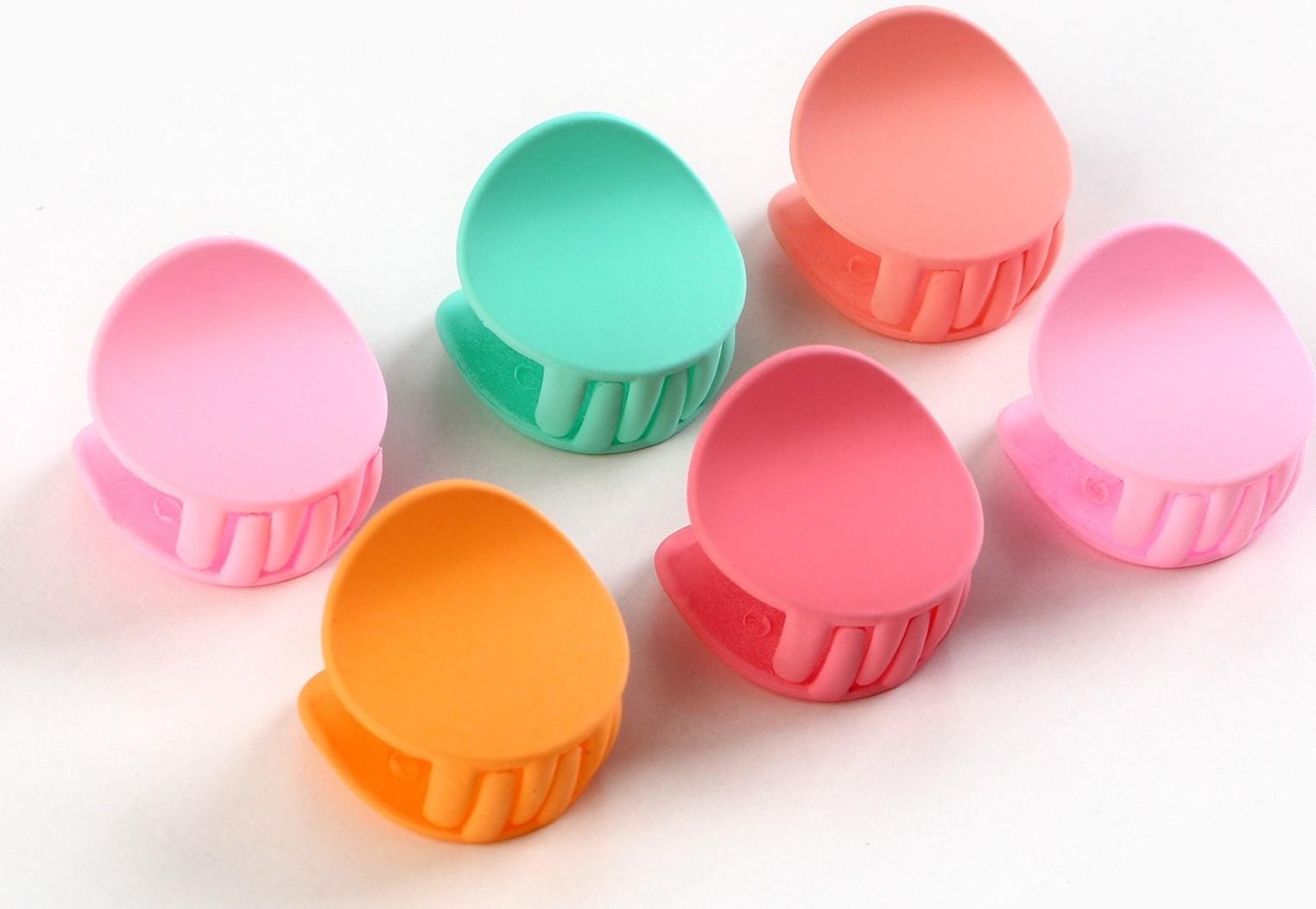 Набор крабов для волос Happy people, 2.5 х 2.5 х 1.5 см