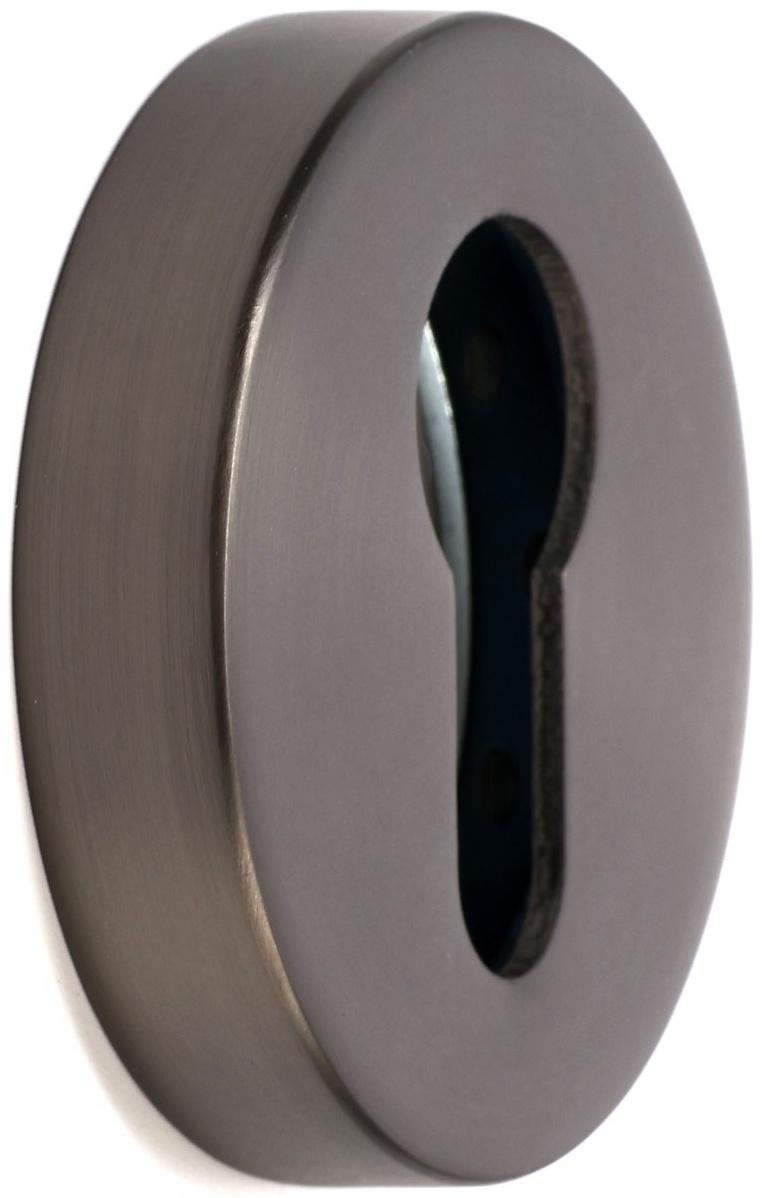 Накладка на цилиндровый механизм CAPPIO, круглая, цвет графит, комплект
