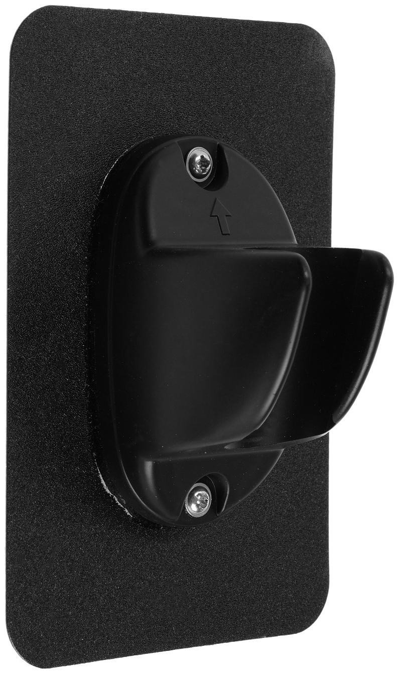 Держатель для душевой лейки ZEIN Z107, нерегулируемый, самоклеющийся, черный