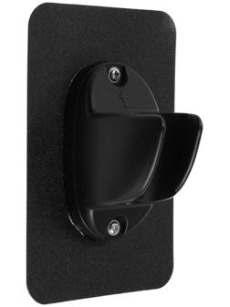 Держатель для душевой лейки ZEIN Z107, нерегулируемый, самоклеющийся, черный