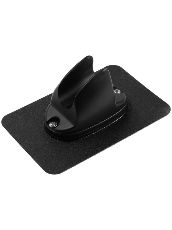 Держатель для душевой лейки ZEIN Z107, нерегулируемый, самоклеющийся, черный