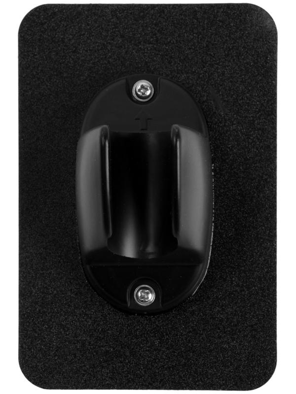 Держатель для душевой лейки ZEIN Z107, нерегулируемый, самоклеющийся, черный