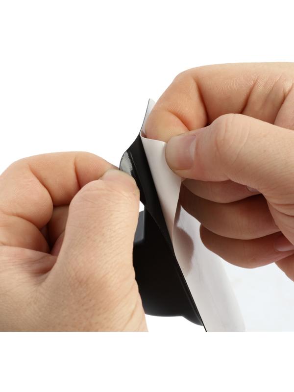 Держатель для душевой лейки ZEIN Z107, нерегулируемый, самоклеющийся, черный