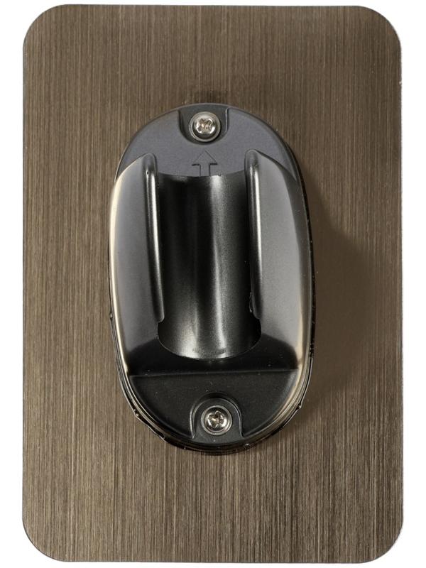 Держатель для душевой лейки ZEIN Z108, нерегулируемый, самоклеющийся, бронза