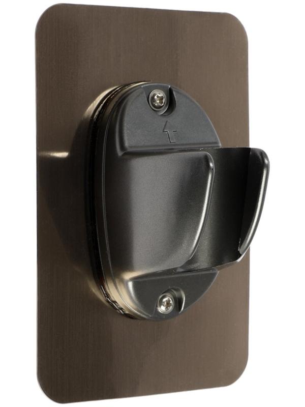 Держатель для душевой лейки ZEIN Z108, нерегулируемый, самоклеющийся, бронза