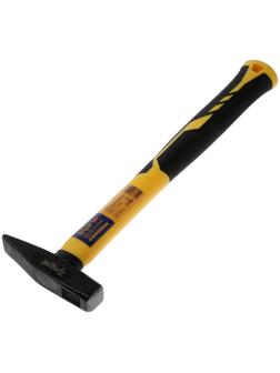 Молоток слесарный ТУНДРА ПРОФИ, квадратный боек, фиберглассовая 3К рукоятка, 200 г