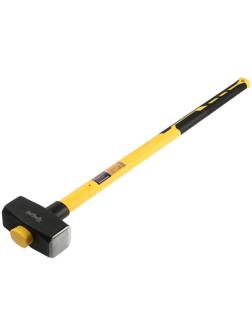 Кувалда кованая ТУНДРА ПРОФИ, обратный всад, длинная фиберглассовая 3К рукоятка 90 см, 4 кг