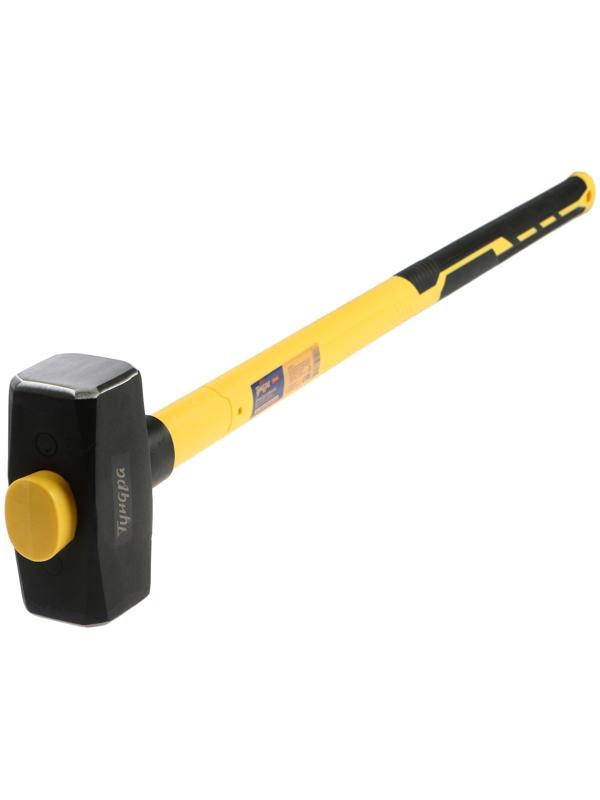 Кувалда кованая ТУНДРА ПРОФИ, обратный всад, длинная фиберглассовая 3К рукоятка 90 см, 4 кг