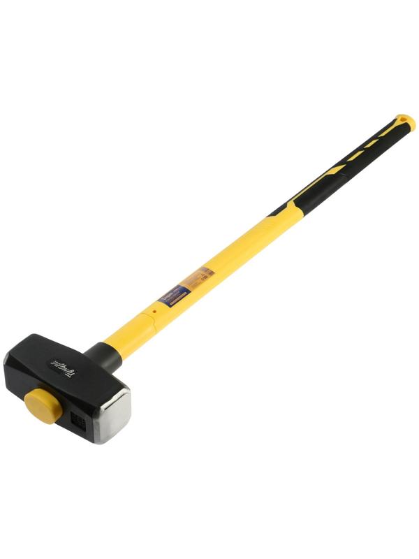 Кувалда кованая ТУНДРА ПРОФИ, обратный всад, длинная фиберглассовая 3К рукоятка 90 см, 5 кг