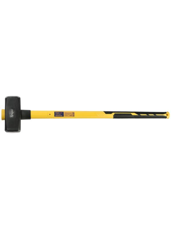 Кувалда кованая ТУНДРА ПРОФИ, обратный всад, длинная фиберглассовая 3К рукоятка 90 см, 5 кг