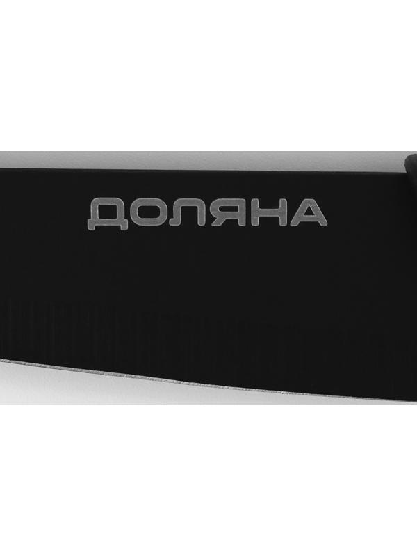 Нож кухонный для овощей Доляна Simplex, длина лезвия 10 см, цвет чёрный